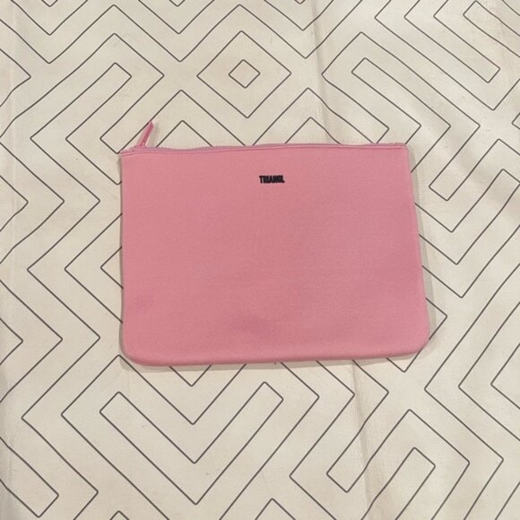 Triangl Pink Neoprene Zip Pouch - Picture 1 of 7